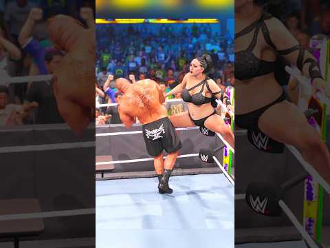 Brock Lesnar vs Britney Amber Part 2 #wwe #wwe2k24 #wweraw #brocklesnar #romanreigns #wwesmackdown
