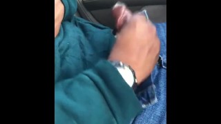 Ebony Mistress Humiliates Black Dick With SPH During Car Handjob