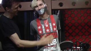 PETTING AND TICKLING SKINNY TWINK